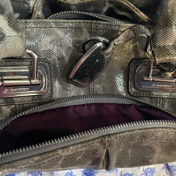 B. Makowsky snake print should style purse - Picture 5 of 16